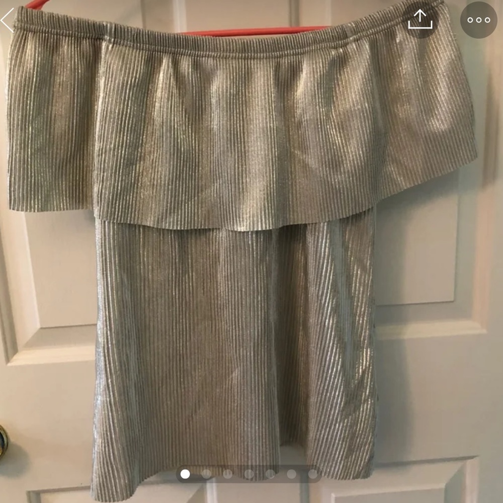 NWT Shimmer off the shoulder top